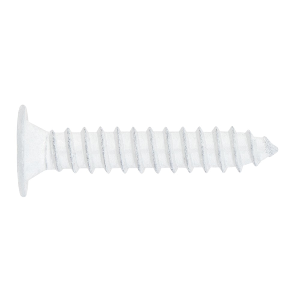 CP-B [CP] Tornillo rosca chapa con cabeza extraplana. Pintado blanco. Huella PH